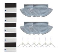 Eighosee Kit de pièces de rechange pour aspirateur robot - Brosses latérales - Filtre HEPA - Accessoires pour aspirateur 360 S6