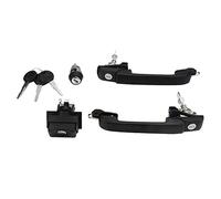 Eighosee Kit de poignée de porte de voiture pour Golf Mk3 1H0837207B 1H0905855A 1H6827571A 1H0898081