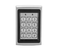 Eighosee Lecteur de Clavier en Métal avec Rétroéclairage LED RFID pour Système de Contrôle D'Accès, Carte de Proximité, Verrouillage de Porte D'Entrée Utilisateur Autonome