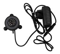 Eighosee LED Aquarium Air Bubble Light Fish Tank Rideau d'air Bubble Stone Disk avec 6 LEDs à Couleur Changeante (Prise Européenne)