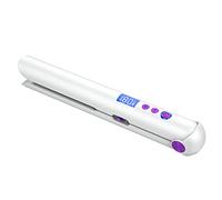 Eighosee Lisseur et Bigoudi Rechargeables USB Portables avec Power Bank Travel Flat Hair Wand Wireless Straightening A