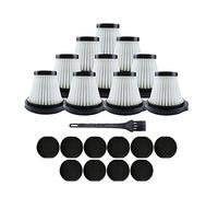 Eighosee Lot de 10 accessoires d'aspirateur portables Hepa avec brosse pour Mi DX115 DX115S DX115C