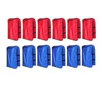 Eighosee Lot de 12 Gilets de Dodgeball Gilet D'Entraînement pour Enfants pour Aire de Jeux Intérieure et Extérieure M