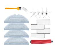 Eighosee Lot de 15 brosses latérales amovibles pour aspirateur robot S7 T7S T7Plus