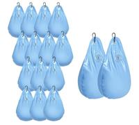 Eighosee Lot de 16 Poids Ronds pour Couverture de Piscine avec Crochets, en PVC, Anti-Fuite, pour Couverture de Piscine Hors Sol, pour L'Hiver
