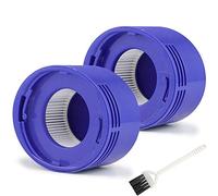 Eighosee Lot de 2 kits post-filtre HEPA pour aspirateur V8, filtre de rechange avec brosse de nettoyage