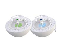 Eighosee Lot de 2 mini lave-vaisselles USB à ultrasons pour lave-vaisselle Bleu + vert