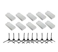 Eighosee Lot de 20 brosses de rechange compatibles avec aspirateur robot V3S V3S Pro V5 et V5S V5S Pro
