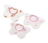 Eighosee Lot de 3 Bavoirs en Coton Rotatifs à 360° pour, Bavoirs Réglables en Mousseline pour la Dentition et la Bave, Unisexe