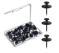 Eighosee Lot de 30 crochets à double tête pour photos, clous à petite tête, punaises murales à suspendre pour photos, clous à double tête