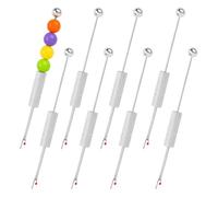 Eighosee Lot de 8 Coupe-Fils Perlés pour Couture, Outil de Retrait de Broderie en Métal, Outil de Retrait D'Étiquettes Perlées pour Vêtements, Bricolage