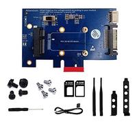Eighosee Mini PCI-E Adaptateur de carte réseau sans PCI vers PCI-E 1x avec fente pour carte WiFi et 3G/4G/LTE
