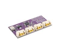 Eighosee Module D'Interface Série TTL 4 Voies vers USB avec Puce CH344 pour Une Communication, Type-C 6 Mbps