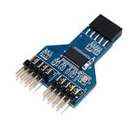 Eighosee Module Hub USB 2.0 3 Port Vertical Installation pour Ordinateur de Bureau, Clavier, Souris, Clé USB