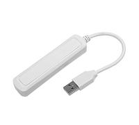 Eighosee Moyeu de transmission ultra-mince 1 à 4 ports USB 2.0 4 ports répartiteur de moyeu blanc