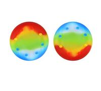 Eighosee Nouveau Thumbstick Manche a poignee chapeau Couverture pour PS2 controleur - Multicolore