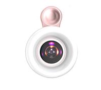 Eighosee Objectif macro pour appareil photo de téléphone - Kit d'éclairage LED 15X pour smartphone