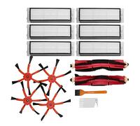 Eighosee Pièces d'aspirateur Mi 4 brosses latérales 2 brosses 6 filtres HEPA pour accessoires d'aspirateur Mi