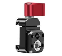 Eighosee Pince Fixation pour Caméra à Dégagement, Clip Fixation pour Rail, Trou 1/4 3/8 pour Support Moniteur Microphone Lumière Vidéo 20 mm, Extension Curseur Cardan