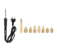 Eighosee Pointe de Fer à Souder à Insert Chauffant M2-M8 Écrou Thermofusible en Laiton Kit D'Insertion de Filetage Intégré pour Pièces de Rechange d'impression 3D Prise UE