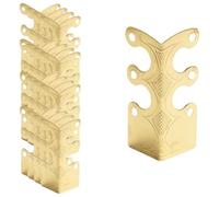 Eighosee Protecteurs D'Angle de Plinthe, 24 Pièces de Protection D'Angle de Plinthe, Housse de Protection Décorative Vintage pour Plinthe