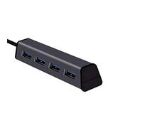 Eighosee Répartiteur USB 3.0Hub haute vitesse à quatre ports USB Type-C/interface USB Plug and Play Prise en charge de transmission haute vitesse Otg Noir