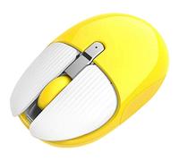 Eighosee Souris optique sans M106 rechargeable 2,4 G avec récepteur pour ordinateur de bureau, ordinateur portable, jaune