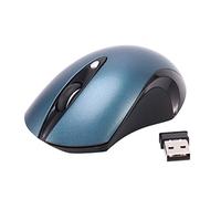 Eighosee Souris optique sans silencieuse 2,4 G 1600 DPI avec récepteur USB Bleu