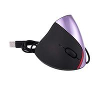 Eighosee Souris optique verticale au design ergonomique USB pour douleurs au poignet Violet