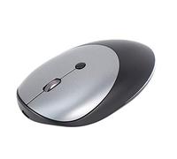 Eighosee Souris sans Bluetooth 5.0 + 3.0 + 2,4 G en alliage d'aluminium ultra fine - Mode silencieux sans pour PC portable (noir)