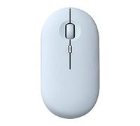 Eighosee Souris sans rechargeable 1600 DPI USB optique sans souris d'ordinateur 2,4 G récepteur mignon souris fine pour ordinateur portable bleu