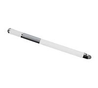 Eighosee Stylo capacitif double contact ventouse stylo double pour et les écrans de contact capacitifs téléphones Blanc