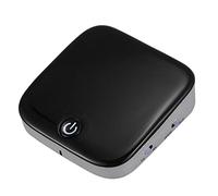 Eighosee Transmetteur/récepteur audio Bluetooth optique numérique Toslink/SPDIF et adaptateur audio sans de 3,5 mm, prend en charge une faible latence pour casque stéréo TV, noir