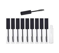 Eighosee Tube Mascara Vide de 10 Pièces de 10 Ml, Flacon Distributeur D'Essai pour Gloss à Lèvres, Flacon Vide en Plastique pour Liquide de Croissance