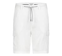 Eight 2 Nine Confortable Short Cargo en Lin avec Cordon de Serrage et Poches latérales, Couleurs:Blanc-3, Taille:36W