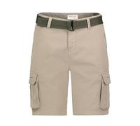 Eight 2 Nine Short Cargo Homme avec Ceinture et Poches latérales, Couleurs:Beige, Taille:29W