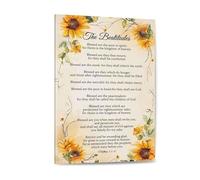 Eight Beatitudes Poster Moral Teachings Chart