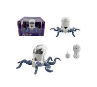 (Eight claw fish)Remote Control Bee Robot, Rc Bee Toys With Light/music/one-key De-mo, Robot Toys For Kids Christmas Birthday Gifts For Boys Girls