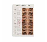 Eight Eye Shapes Makeup Tips and Tricks Poster