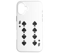 Eight of Spades Deck of Cards Costume de Groupe d'halloween Coque pour iPhone 16 Plus