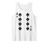 Eight of Spades Deck of Cards Costume de Groupe d'halloween Débardeur