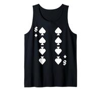 Eight of Spades Deck of Cards Costume de Groupe d'halloween Débardeur