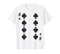 Eight of Spades Deck of Cards Costume de Groupe d'halloween T-Shirt