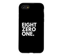 Eight Zero One Code régional 801 Salt Lake City UT Utah États-Unis Coque pour iPhone SE (2020) / 7/8