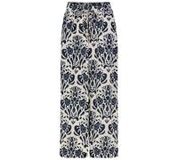 Eight2Nine Damen Culotte Pantalon avec Motif Taille Élastique, Cordon de Serrage