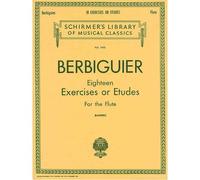Eighteen Exercises or Etudes. Solo pour Flûte Traversière.