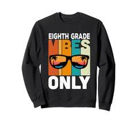 Eighth 8th Grade Students Vintage Vibes Only Back to School Sweatshirt