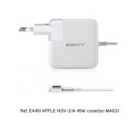 Eightt - chargeur spécifique compatible avec apple 14.5v-3.1a 45w magsafe1