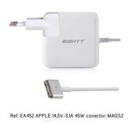 Eightt - chargeur spécifique compatible avec apple 14.5v-3.1a 45w magsafe2