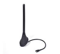 Eightwood AM FM Antenne Auto Radio 20cm Antenne Toit Voiture fréquences 87-108 MHz / 535-1605 KHz Toit Amplificateur 25 cm Câble 16V Raku 2 II Compatible pour Opel Siège Skoda Anti Radio